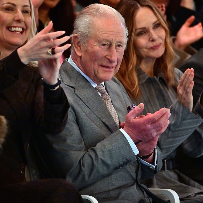 King Charles at London Fashion Week after Andrew's arrest